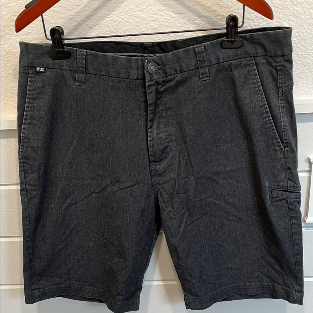 Fox Black Jean Shorts Classic Style
